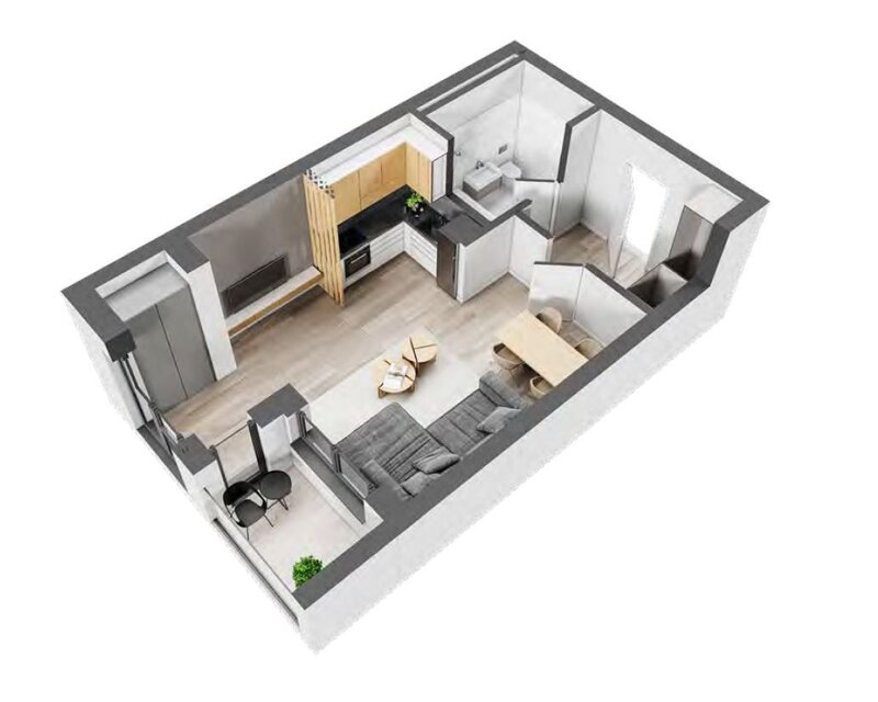 Pipera Ivory Residence, rond OMV, nord, 1 camera, nemobilat B2B